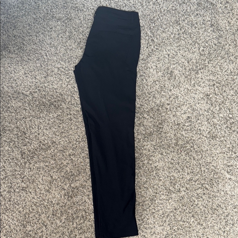 Lulu lemon Black Slim Fit Pants SZ 34 Like new .
